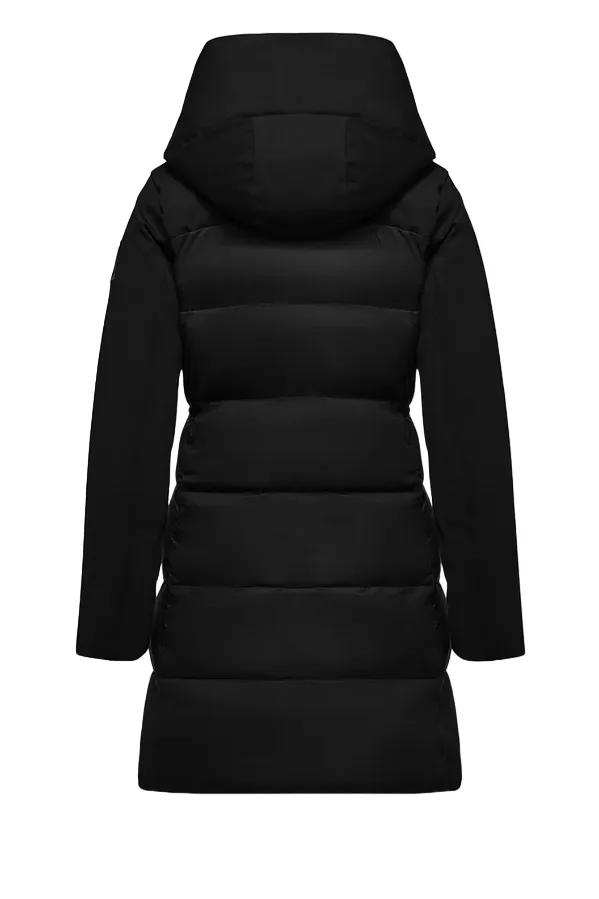 Bomboogie Long parka screwed with hood for women CW8084TNM3 90 black