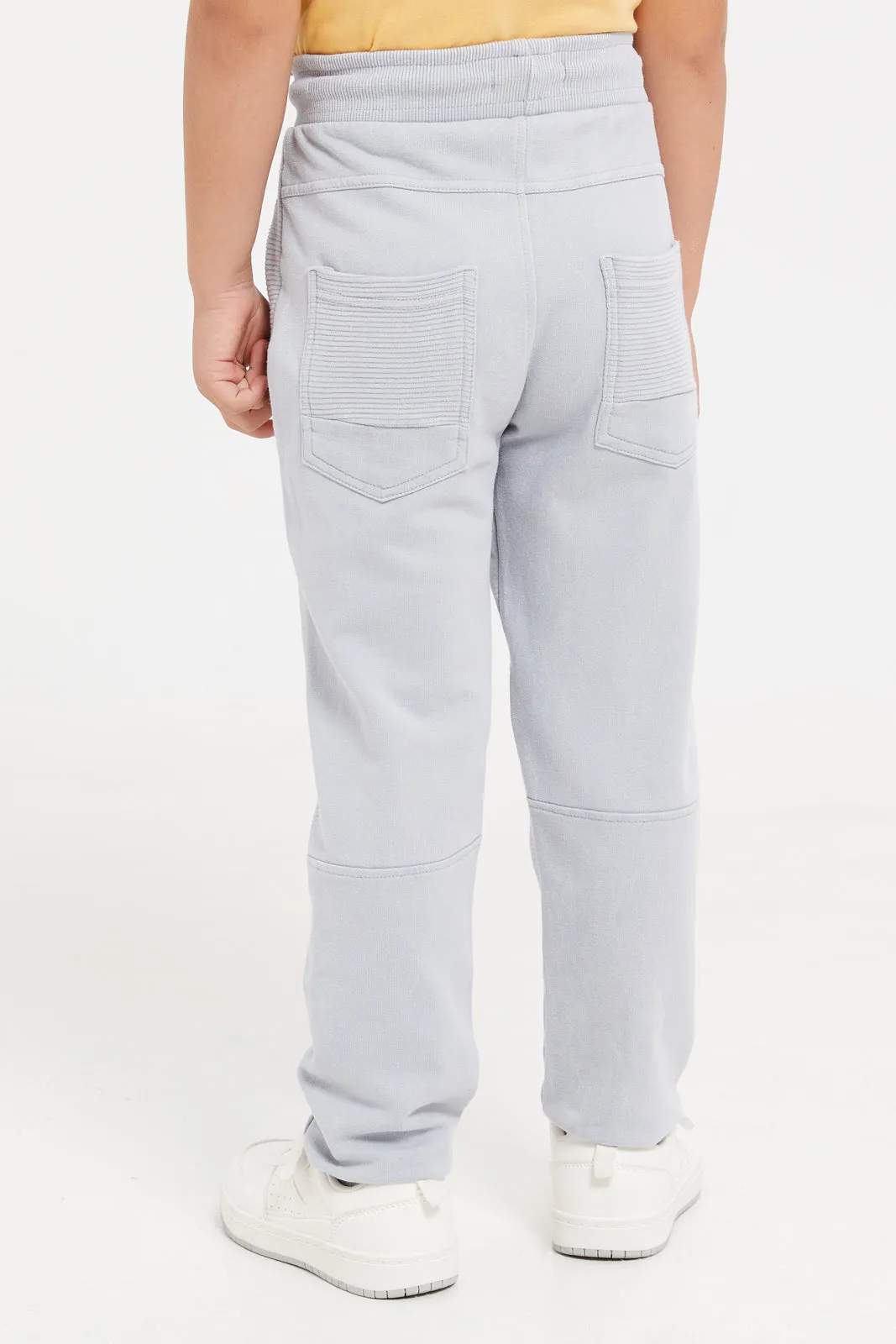 Boys Grey Track Pants
