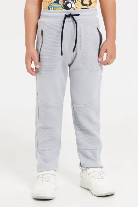 Boys Grey Track Pants