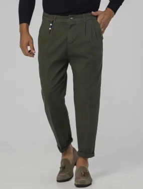 BROCK CASUAL PANTS IN ARMY GREEN