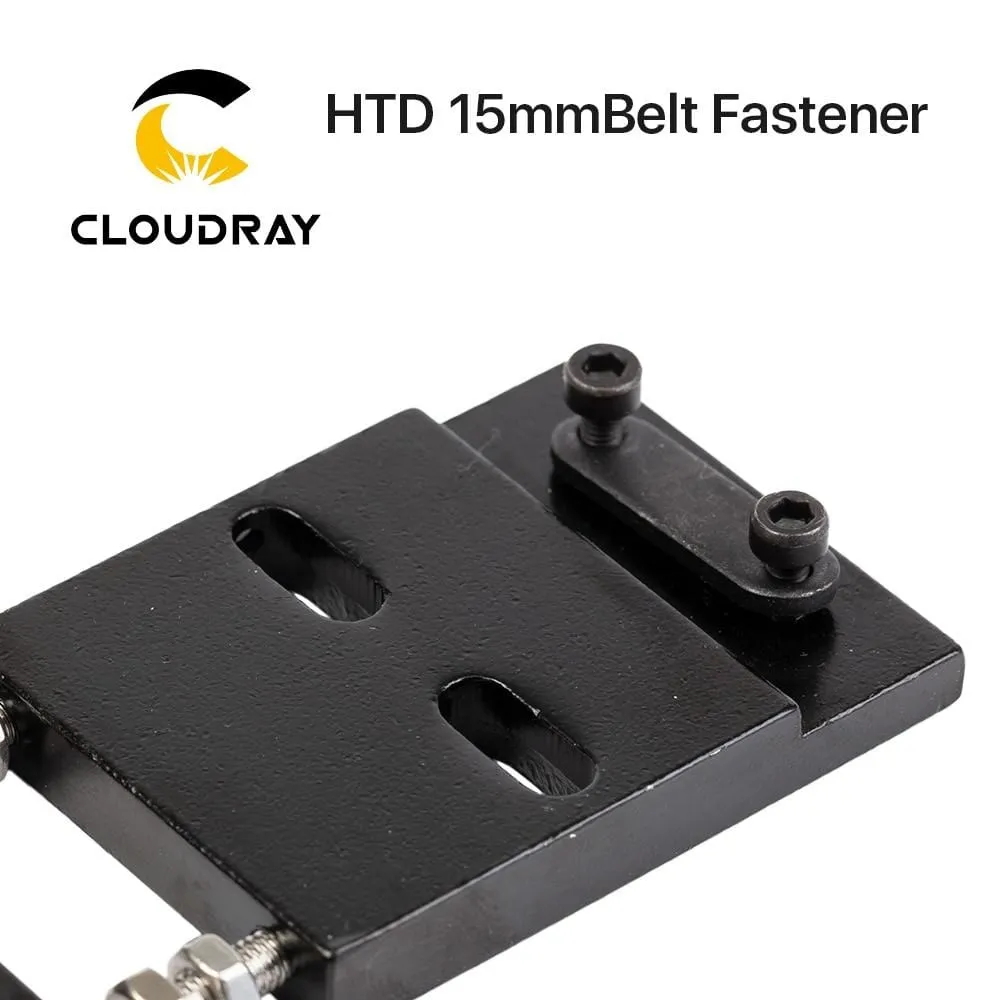 Cloudray Belt Fastener For Width 15MM Open-Ended Timing Belt Transmission Belts For X/Y Axis Hardware Tools Machine Parts