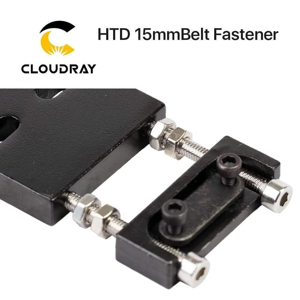 Cloudray Belt Fastener For Width 15MM Open-Ended Timing Belt Transmission Belts For X/Y Axis Hardware Tools Machine Parts
