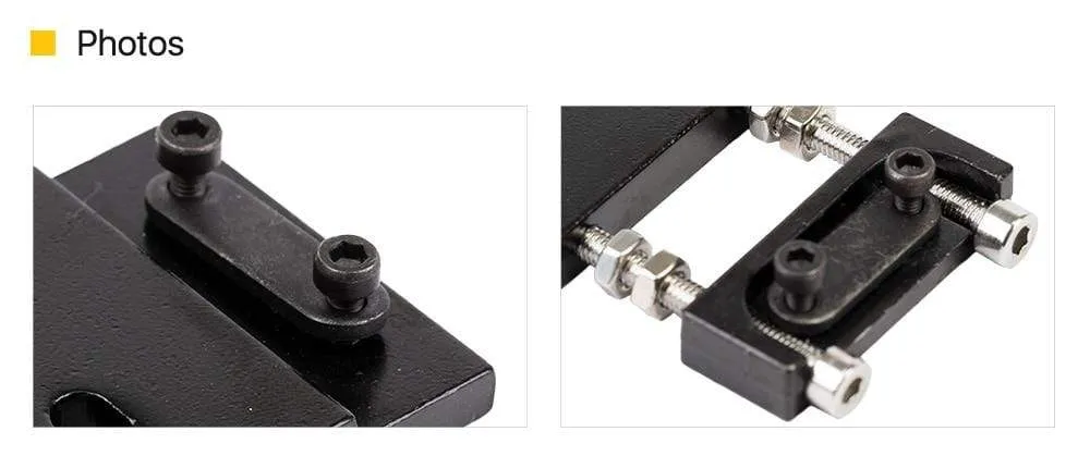 Cloudray Belt Fastener For Width 15MM Open-Ended Timing Belt Transmission Belts For X/Y Axis Hardware Tools Machine Parts