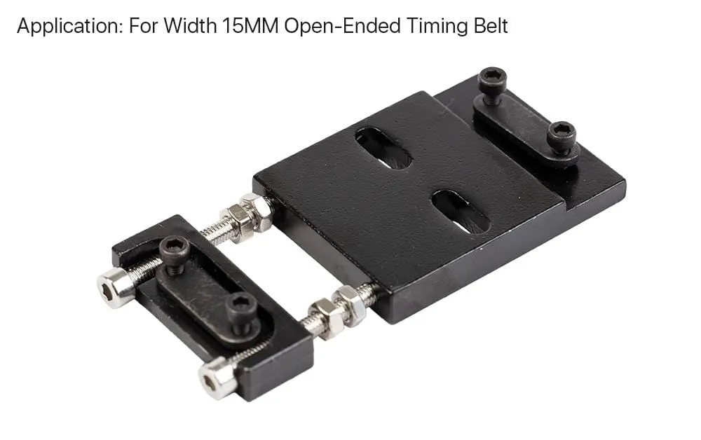Cloudray Belt Fastener For Width 15MM Open-Ended Timing Belt Transmission Belts For X/Y Axis Hardware Tools Machine Parts