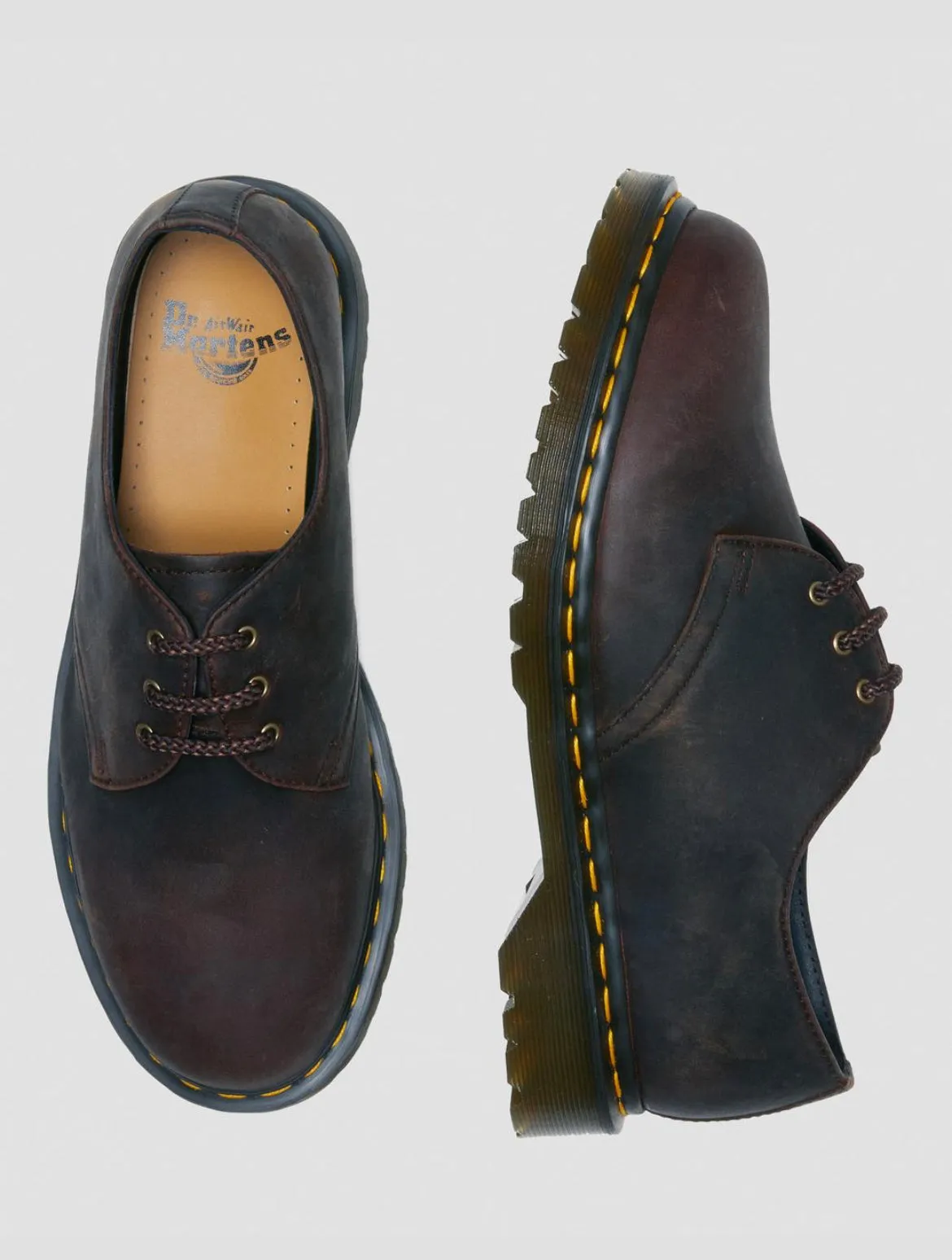 Dr.Martens 1461 Chestnut Brown Waxed Full Grain 30681294
