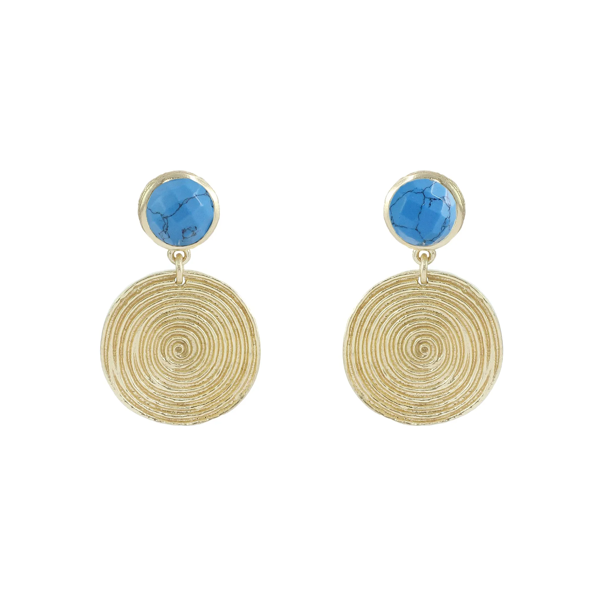 Lola Round Earrings