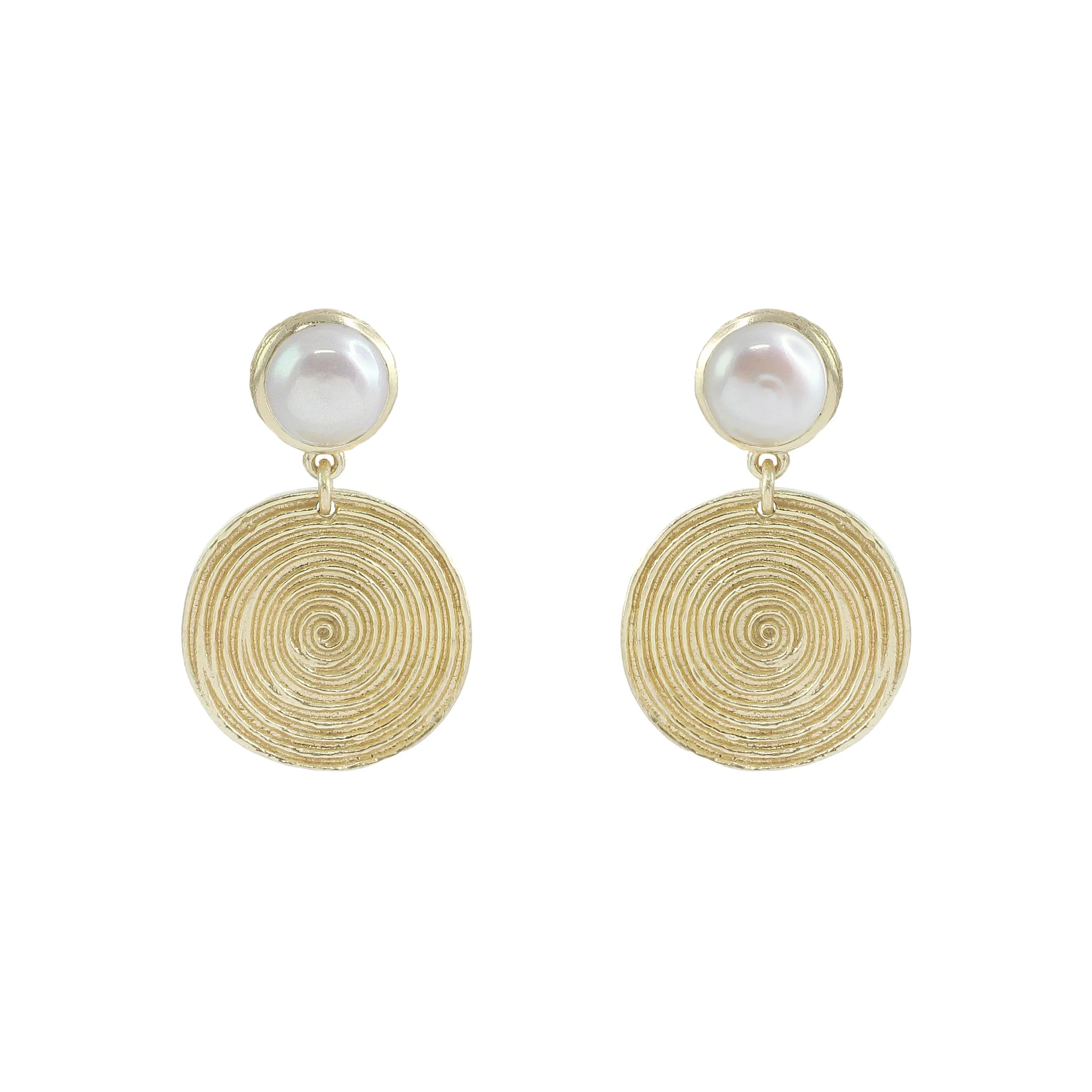 Lola Round Earrings