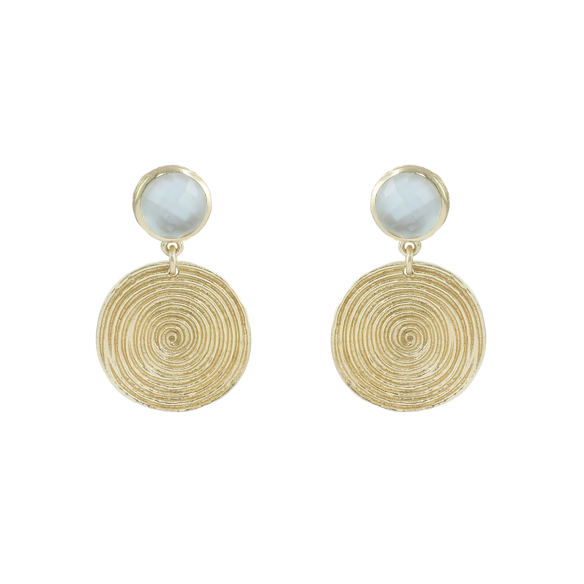 Lola Round Earrings
