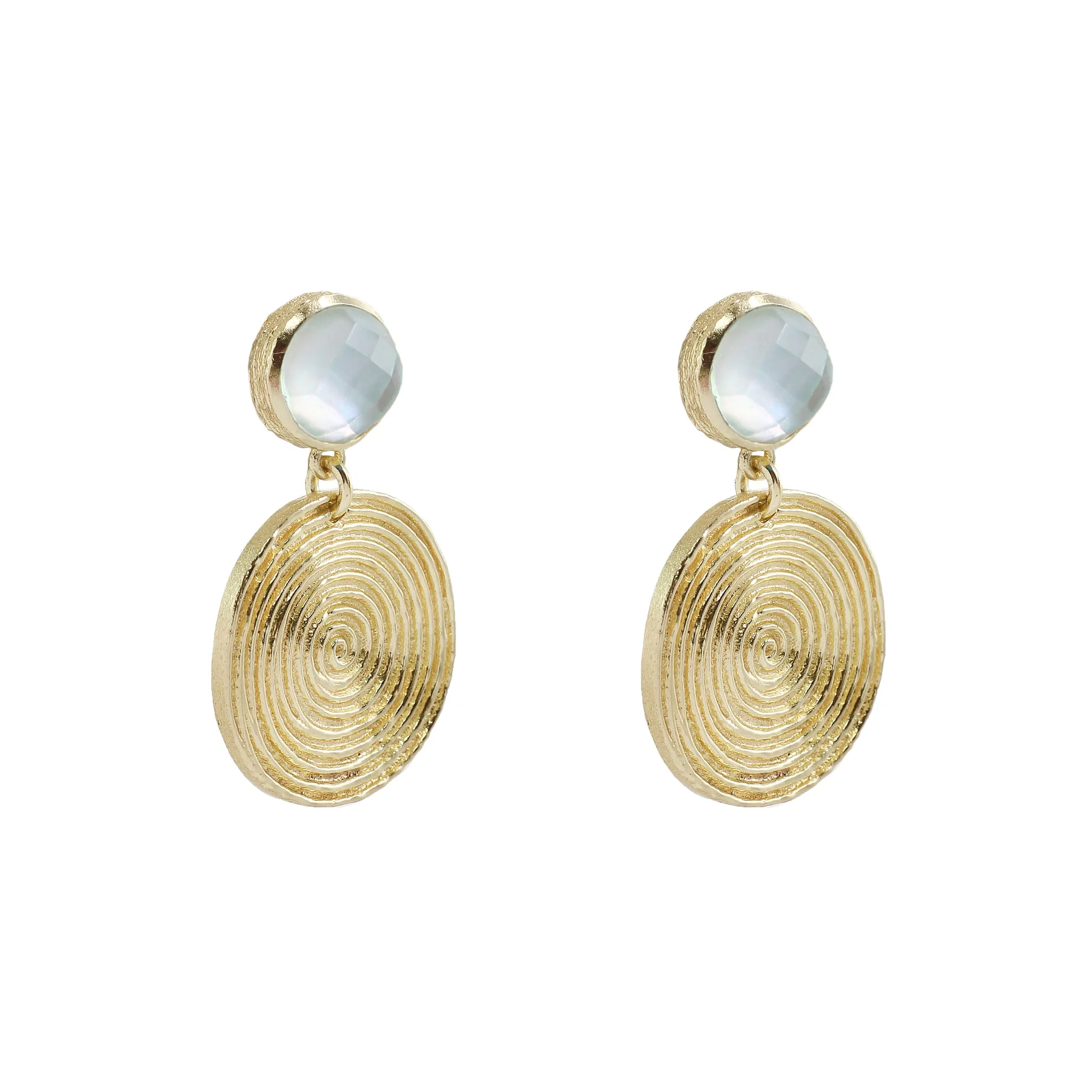 Lola Round Earrings
