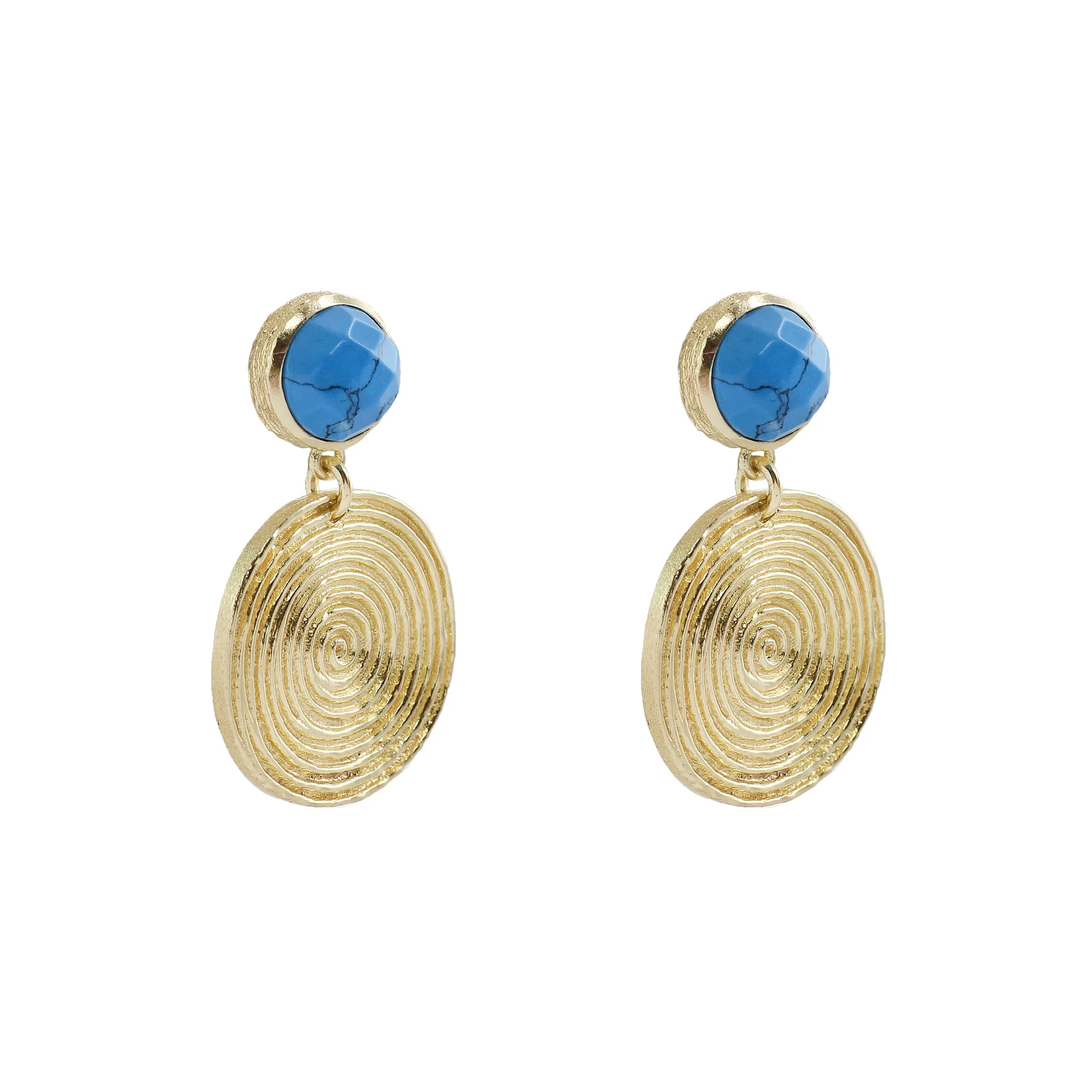 Lola Round Earrings