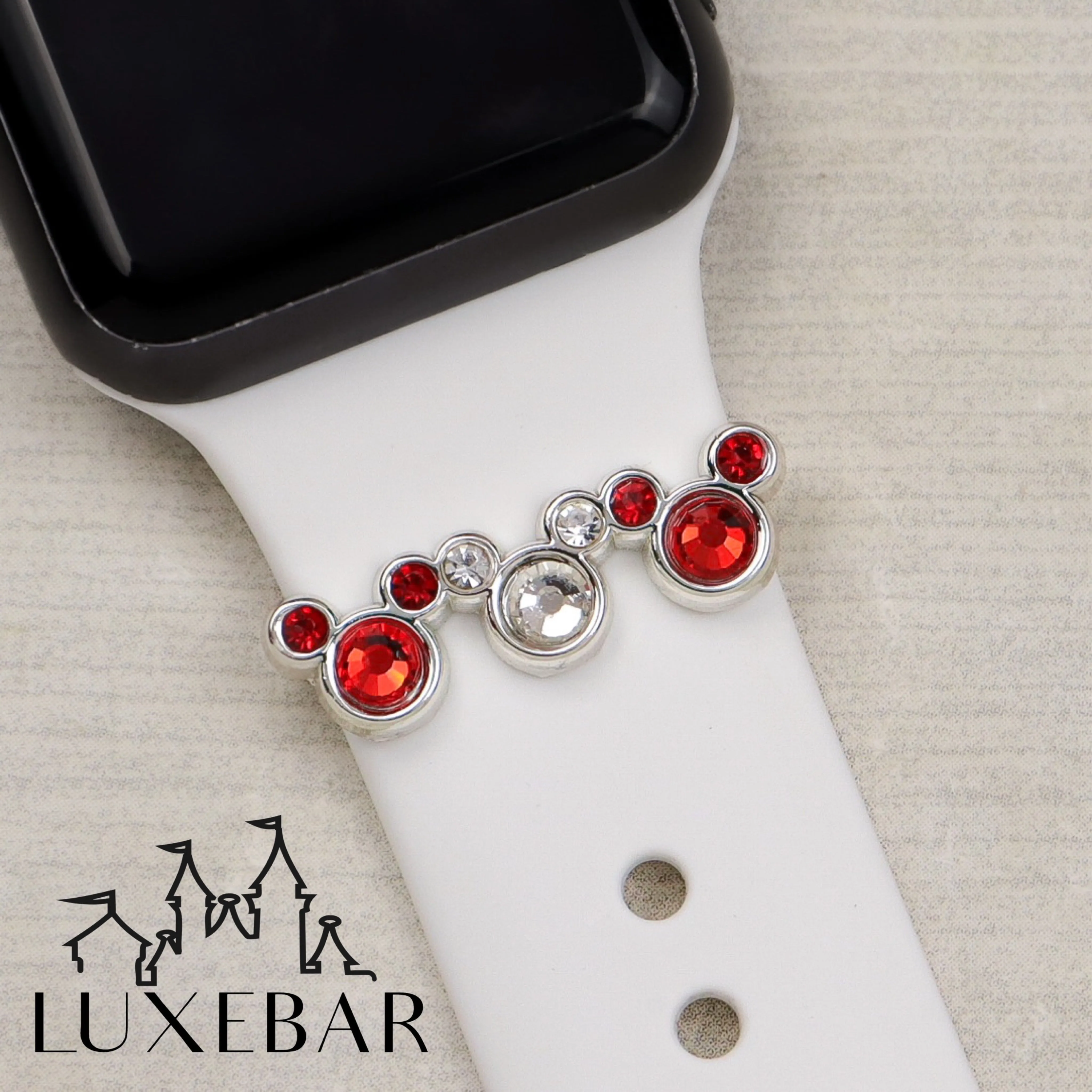 LuxeBar Sparkle ~ Christmas Collection ~ Mr. Mouse Triple Sparkle Stacking Bar