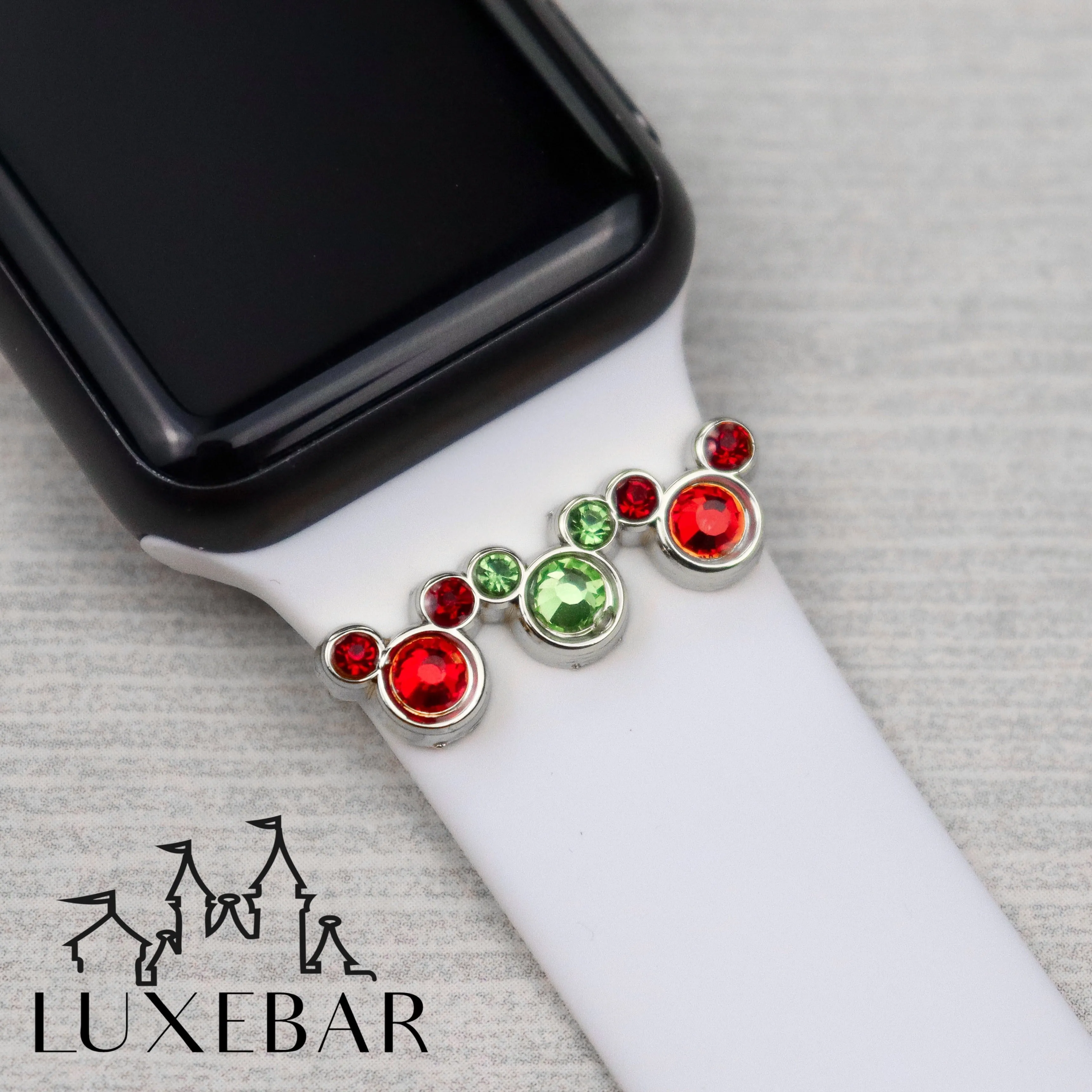 LuxeBar Sparkle ~ Christmas Collection ~ Mr. Mouse Triple Sparkle Stacking Bar