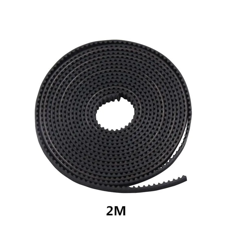 MEGA 5M 2M GT2 Timing Belt 6mm Black Synchronous 2GT Opened End Belt 3D Printer Parts For Kingroon KP3S Creality Ender3