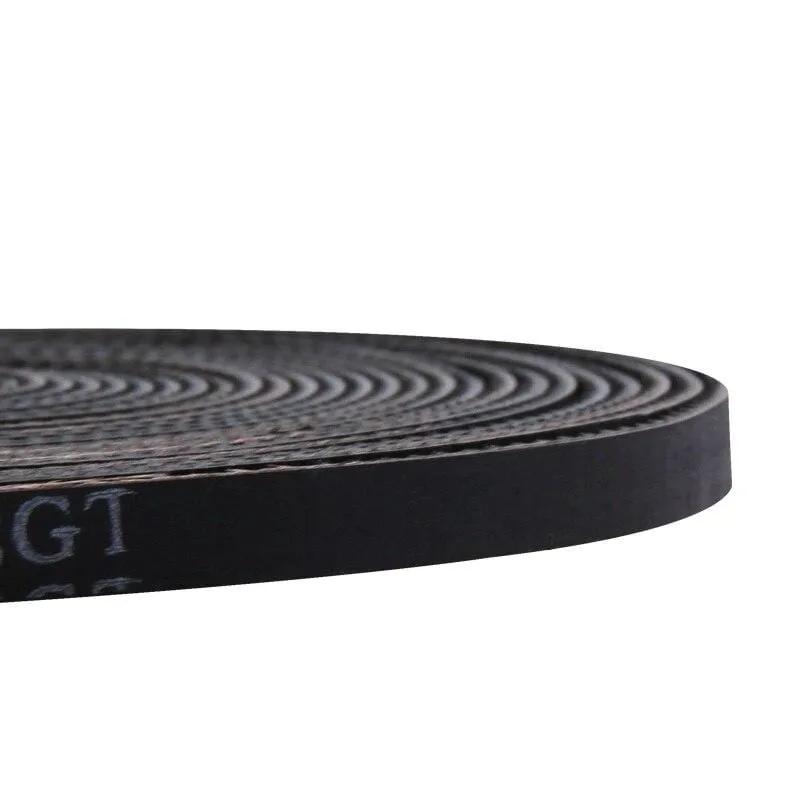 MEGA 5M 2M GT2 Timing Belt 6mm Black Synchronous 2GT Opened End Belt 3D Printer Parts For Kingroon KP3S Creality Ender3