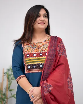 Niharika Hand Embroidered casual pant set