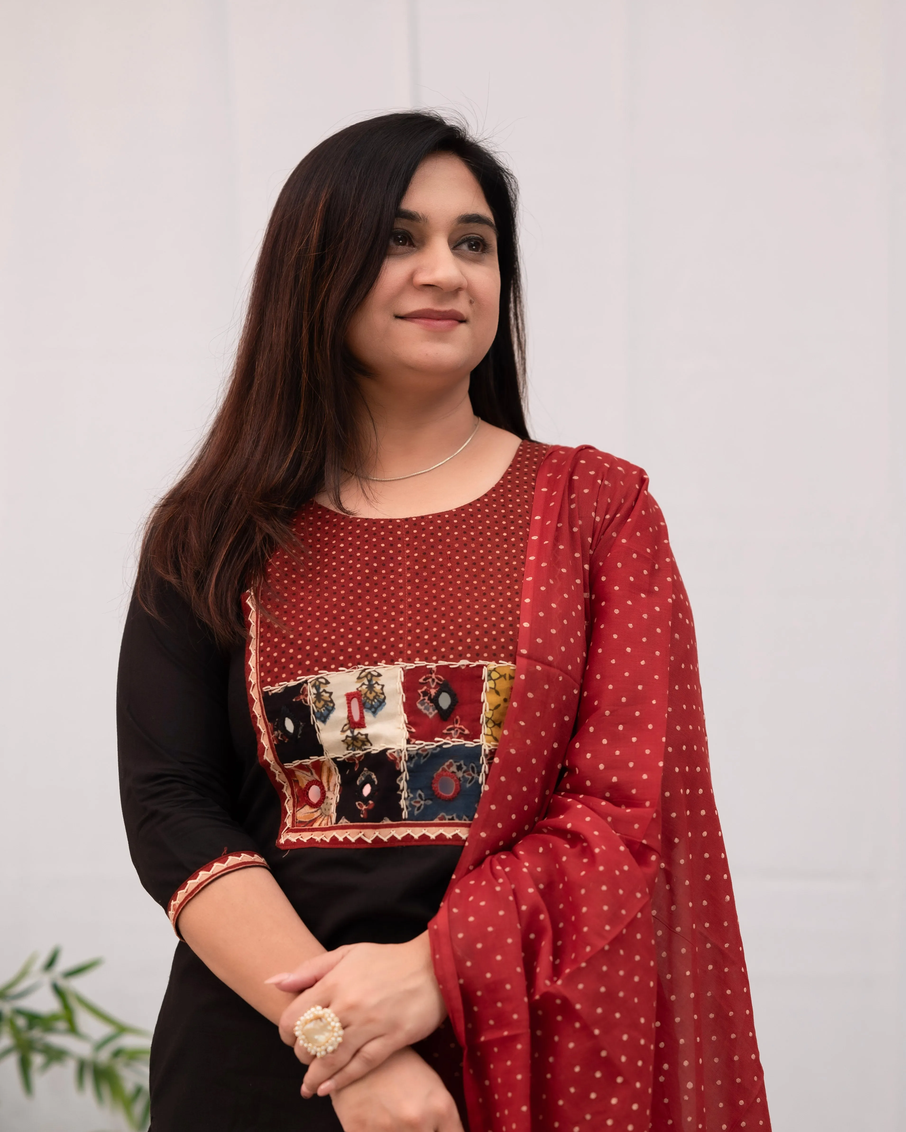 Niharika Hand Embroidered casual pant set