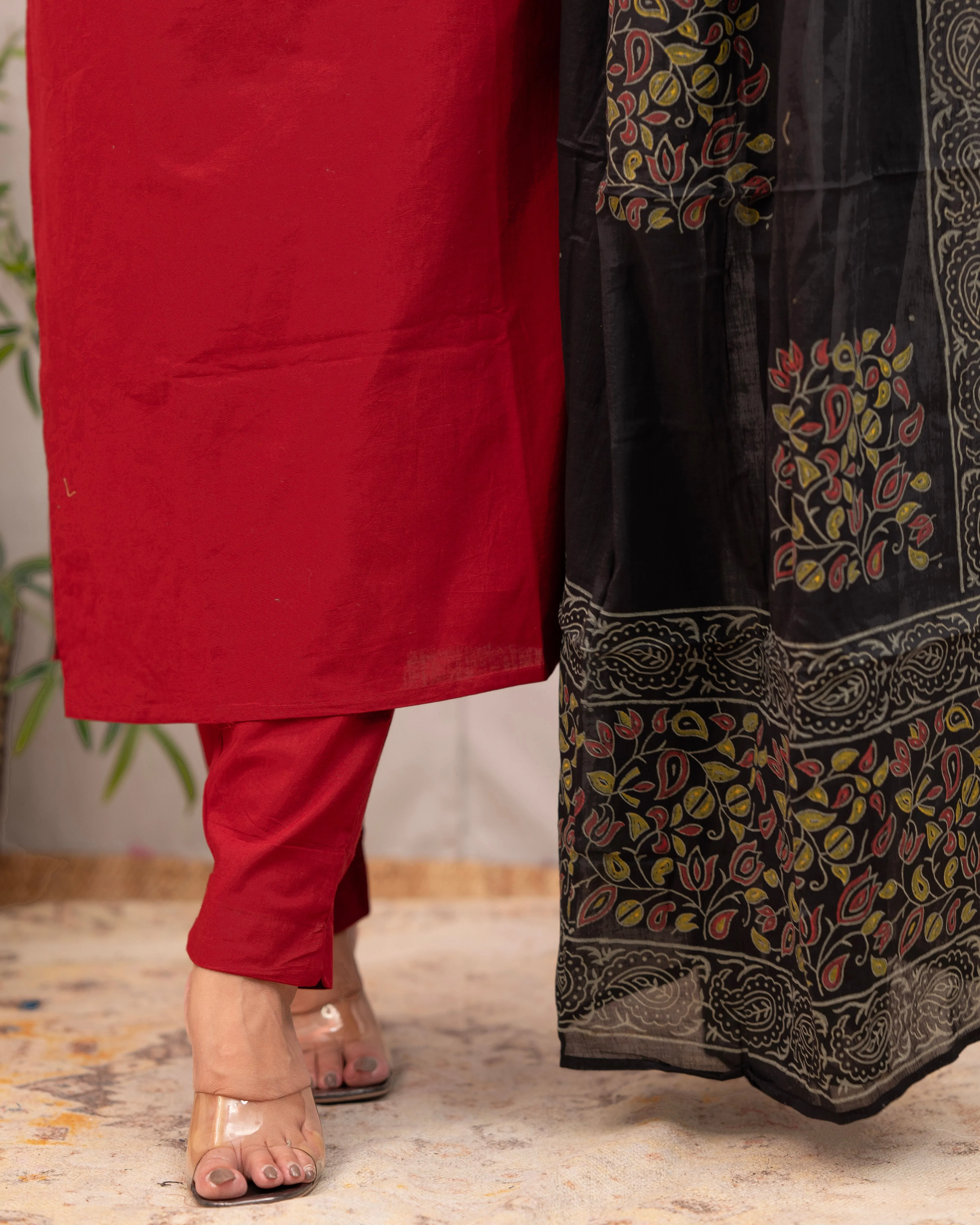 Niharika Hand Embroidered casual pant set