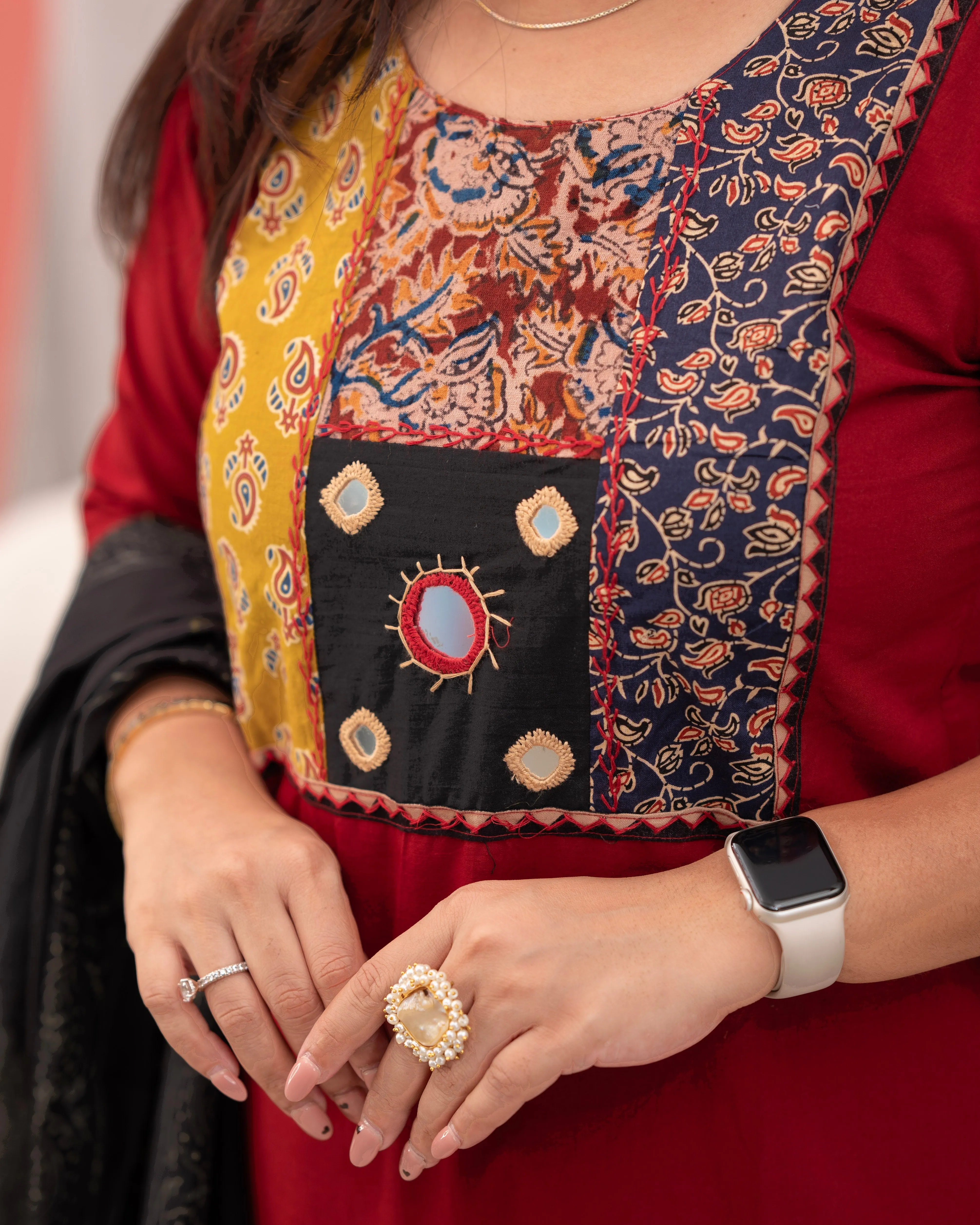 Niharika Hand Embroidered casual pant set