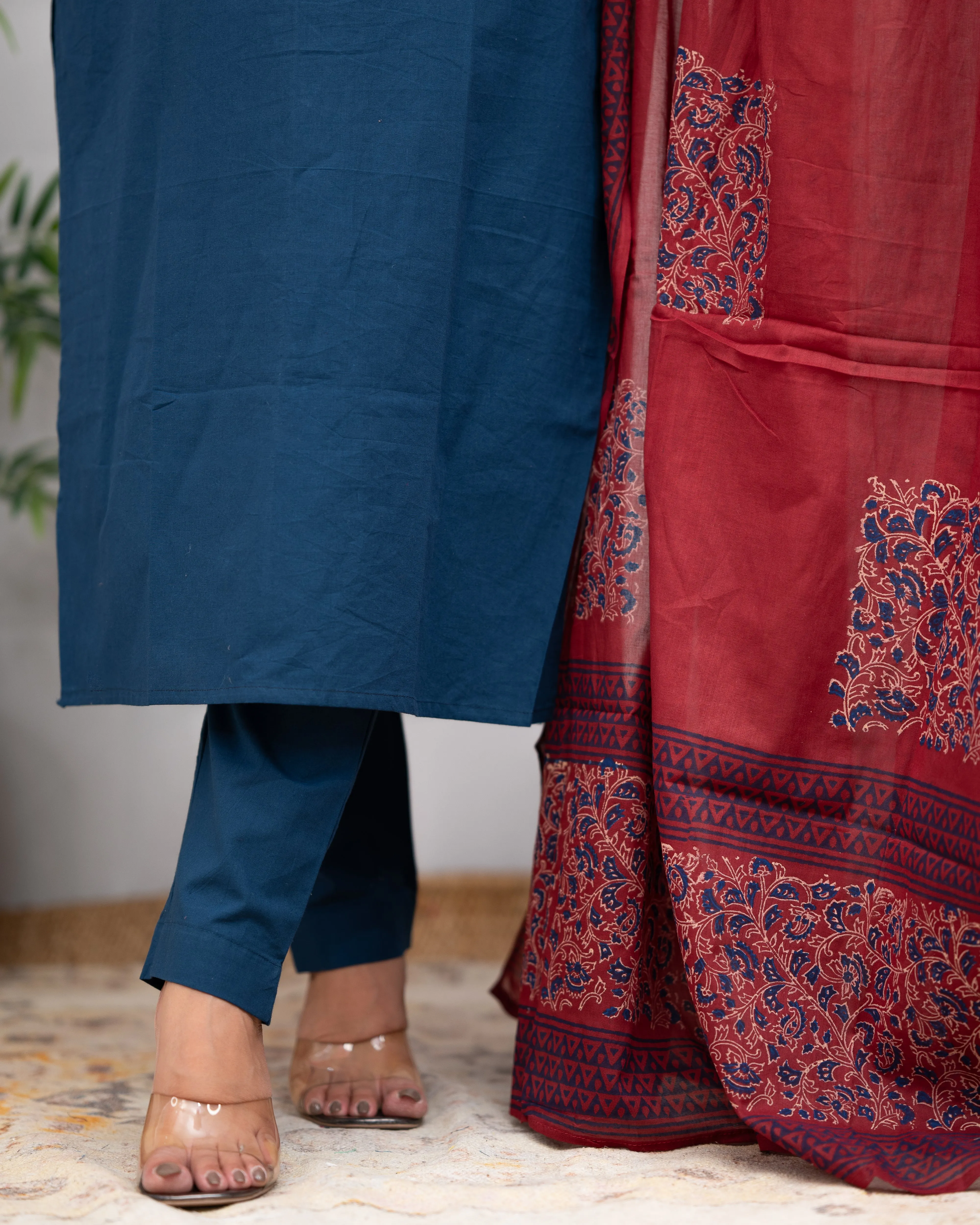 Niharika Hand Embroidered casual pant set