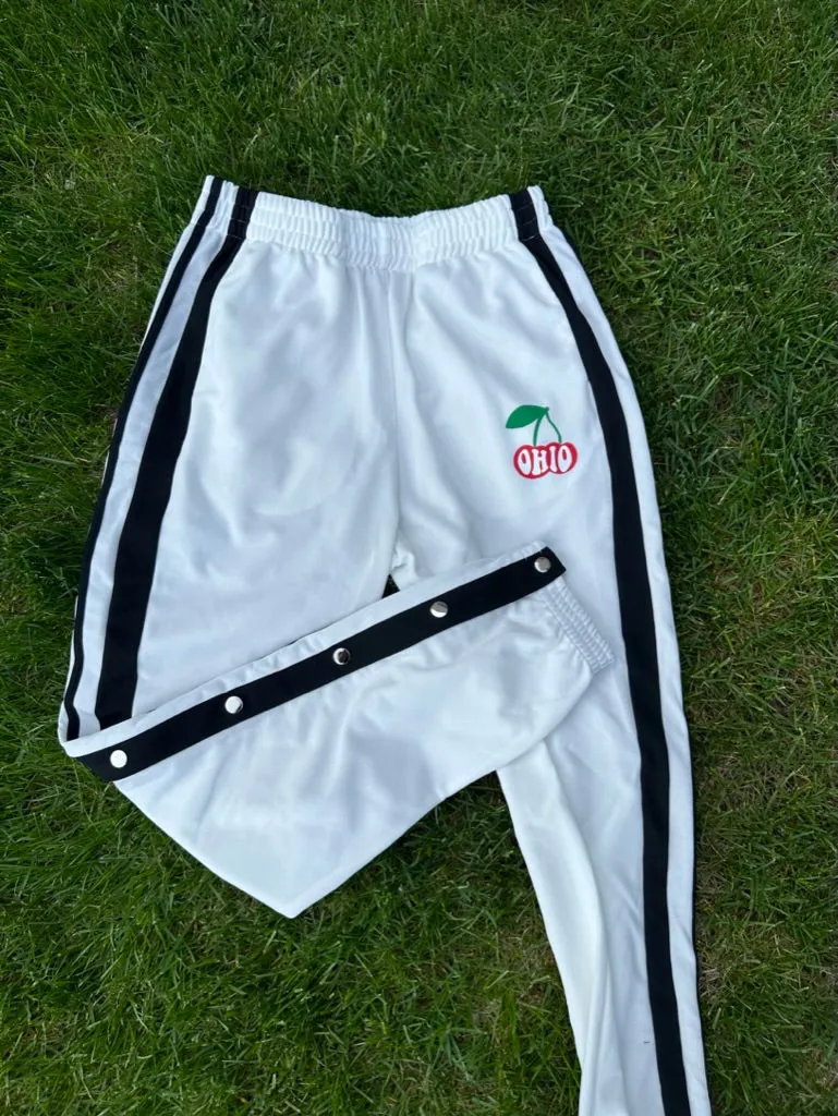 Ohio Cherries Snap Track Pants