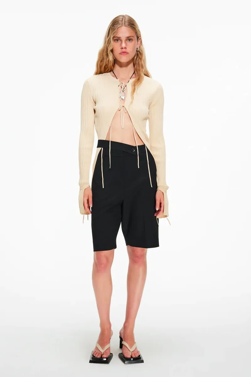 TAILORED SHORTS-NOIR