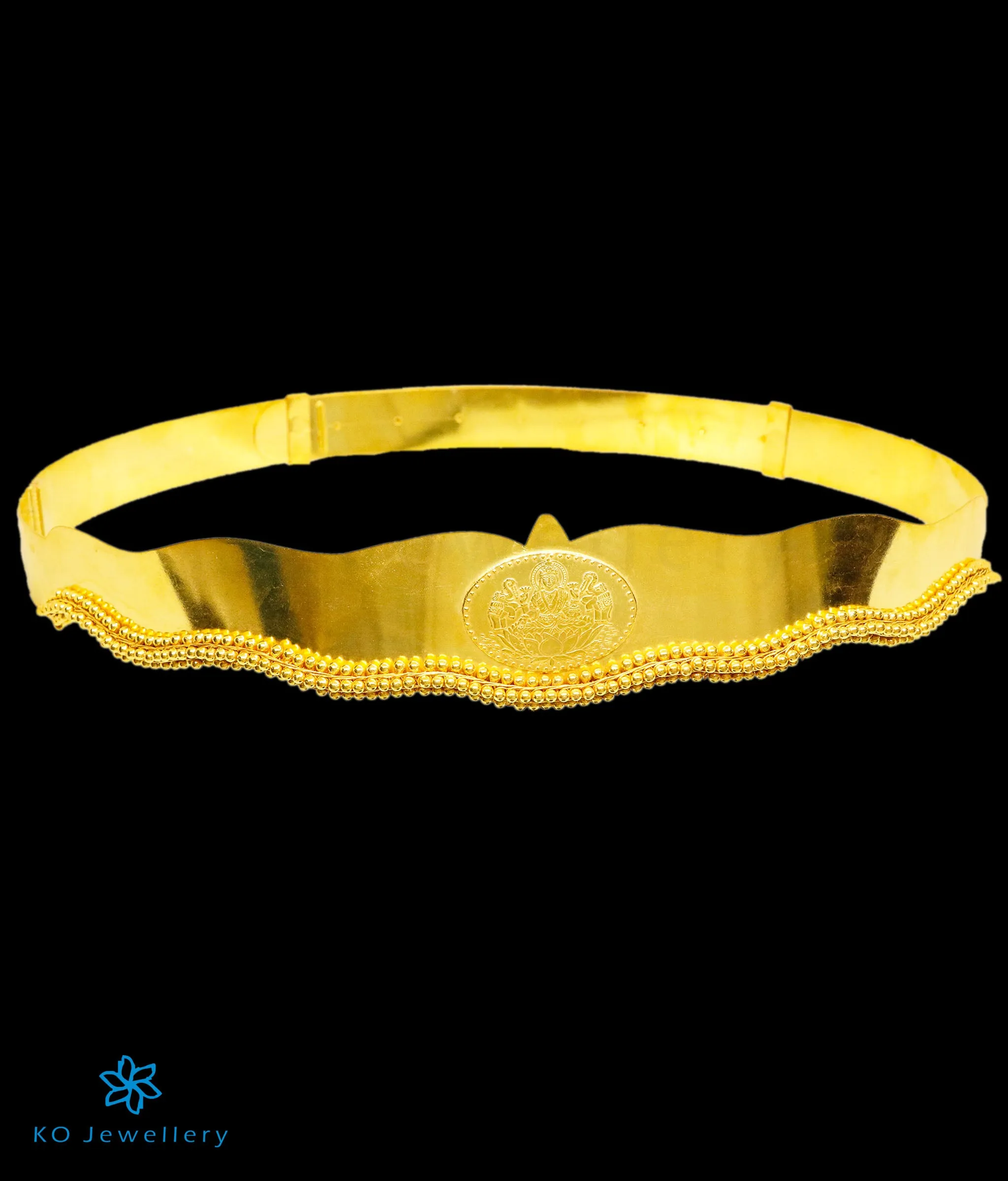 The Aarna Silver Bridal Lakshmi Oddiyanam Waist belt