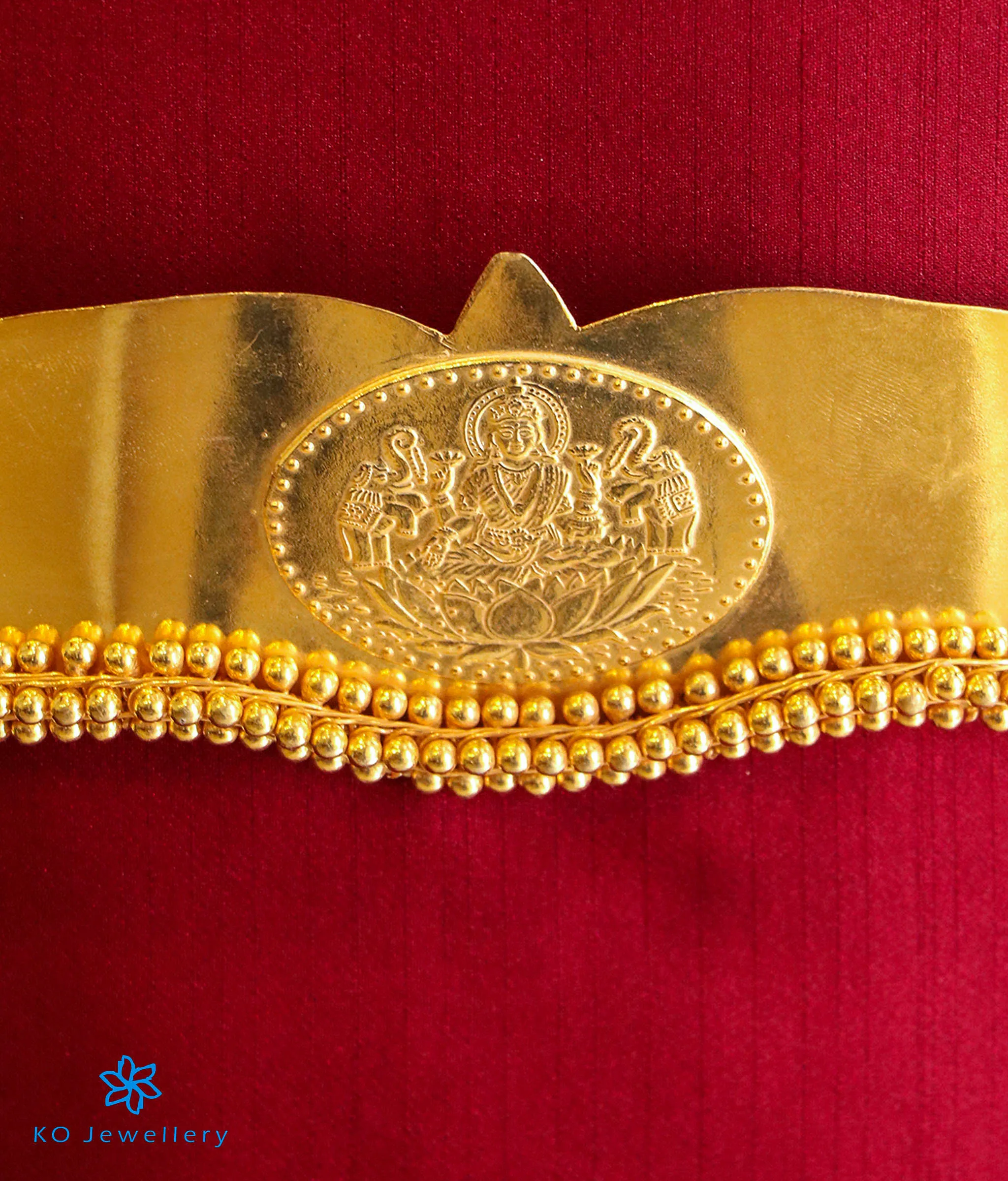 The Aarna Silver Bridal Lakshmi Oddiyanam Waist belt