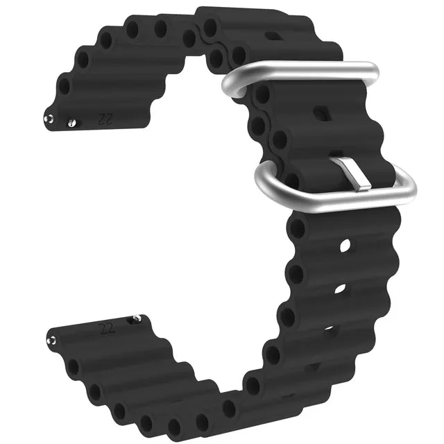 TheHorse 20mm Range compatible Silicone Ocean Bands Watch Straps