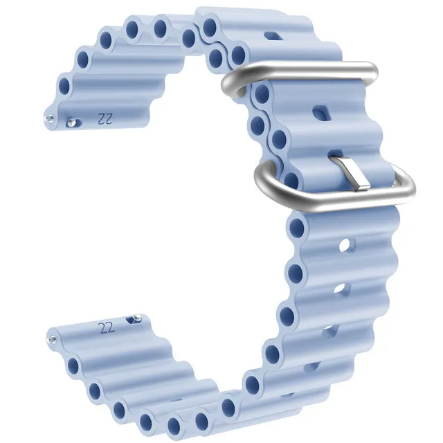 TheHorse 20mm Range compatible Silicone Ocean Bands Watch Straps