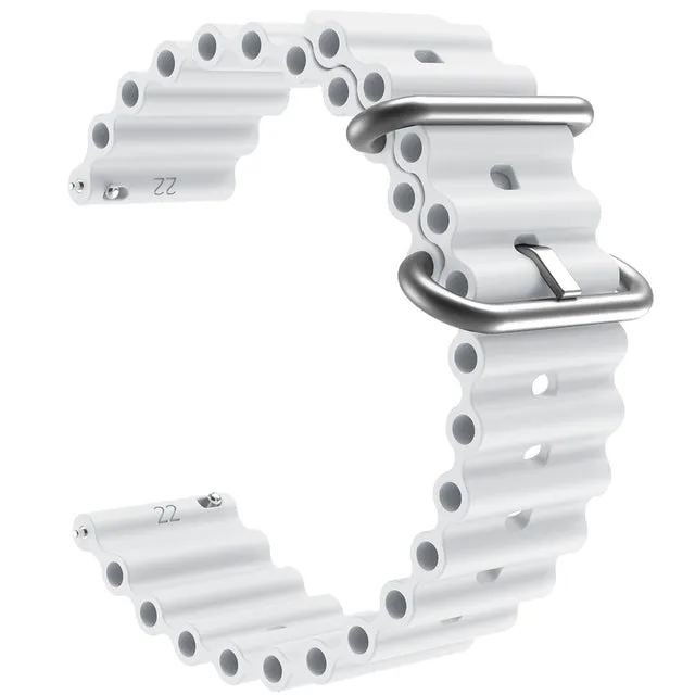 TheHorse 20mm Range compatible Silicone Ocean Bands Watch Straps