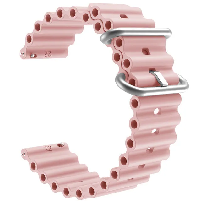 TheHorse 20mm Range compatible Silicone Ocean Bands Watch Straps