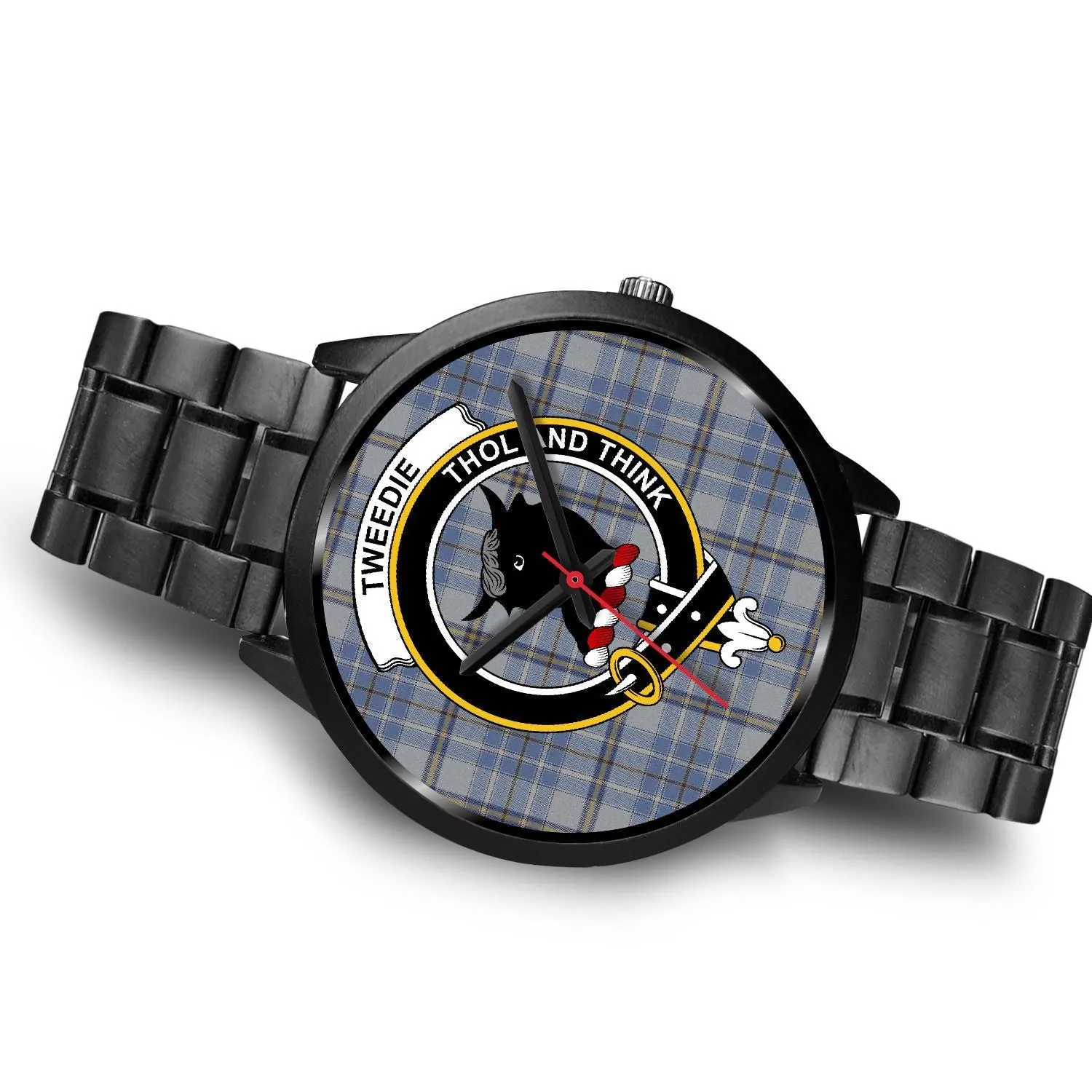 Tweedie Clan Badge Tartan Black Watch