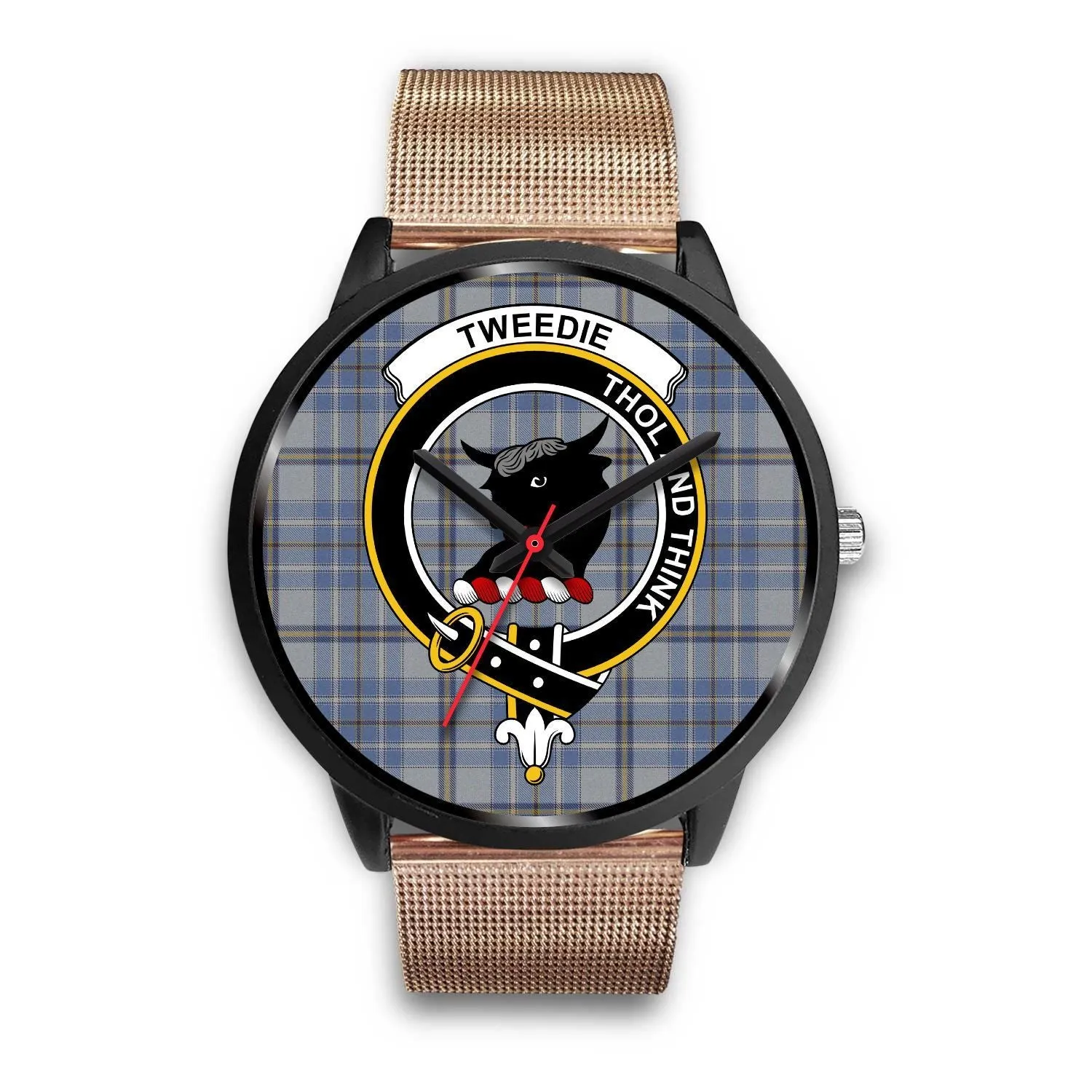 Tweedie Clan Badge Tartan Black Watch