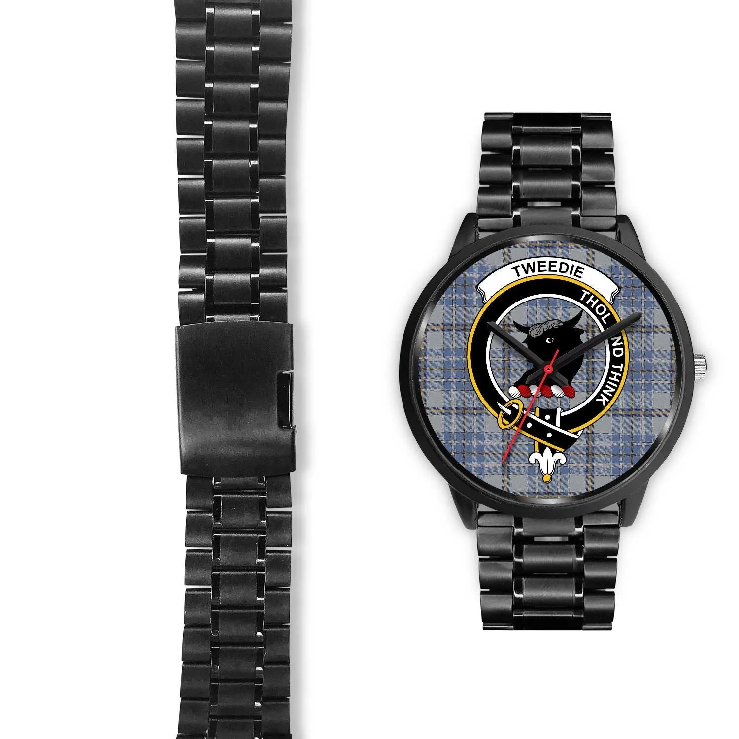 Tweedie Clan Badge Tartan Black Watch