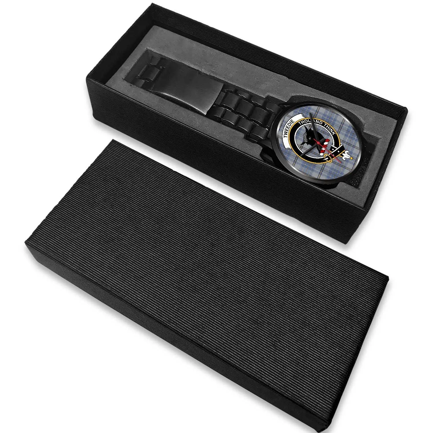 Tweedie Clan Badge Tartan Black Watch