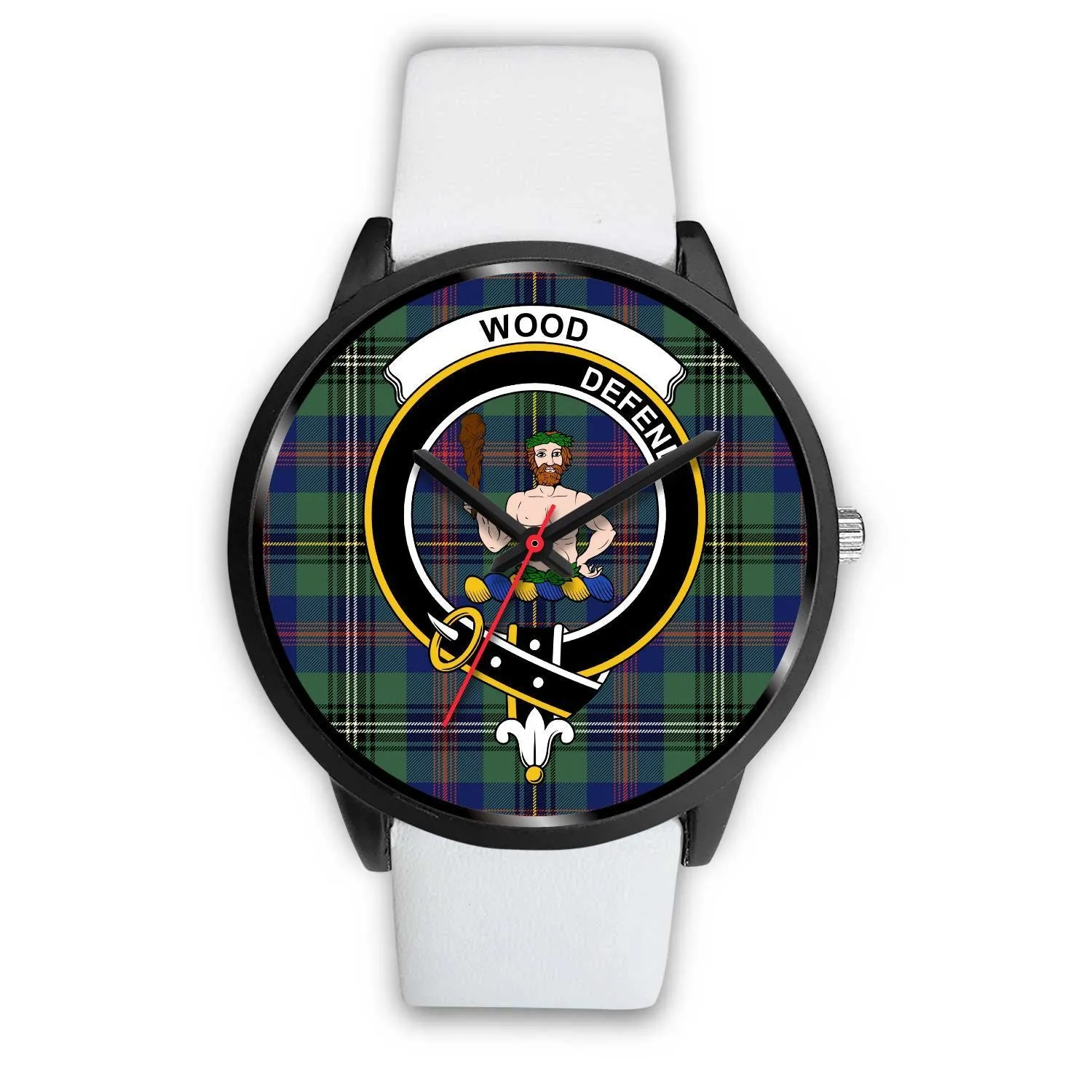 Wood Clan Badge Tartan Black Watch